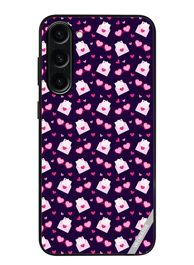 VR CREATIVE Protective Case Cover For Samsung Galaxy S23 Love Pattern Design Multicolour - Image 1