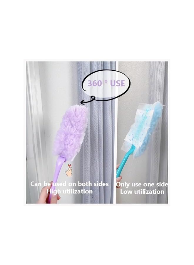promass 360° Microfiber Duster Multipurpose Static Duster Multi Surface Duster, Suitable for Gap, Home, Office, Car, Furniture and Blind (12 Duster Refills) - Image 5