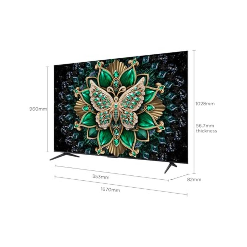 Smart TV for home entertainment, QD-Mini LED, vibrant colors, 4K HDR10+ with 144Hz refresh rate, ONKYO 2.1 Hi-Fi and Dolby Atmos audio, AI Mode and Game Master features - Image 4