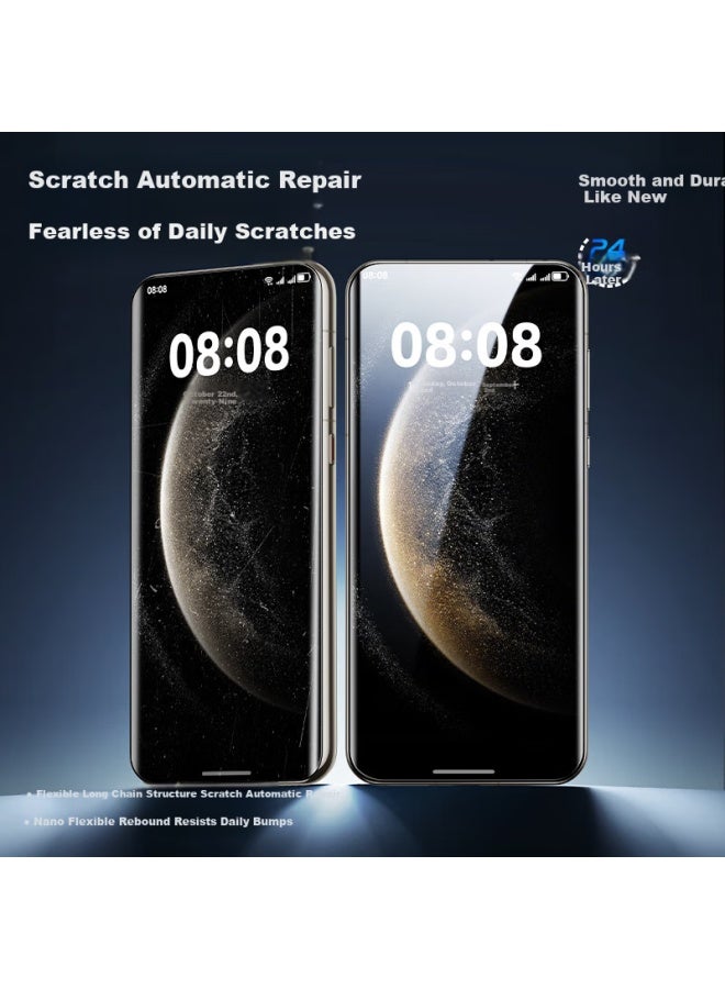 Smartdevil Tempered Soft Film For Huawei Mate 70 Pro/pro+ Full Coverage Bubble-free High Definition Anti-fingerprint Anti-drop Invisible Film, Pack Of 2 - Image 5