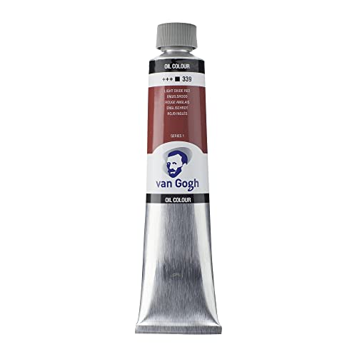 Talens Van Gogh Oil Color Paint, 200ml Tube, Light Oxide Red 339 - Image 1