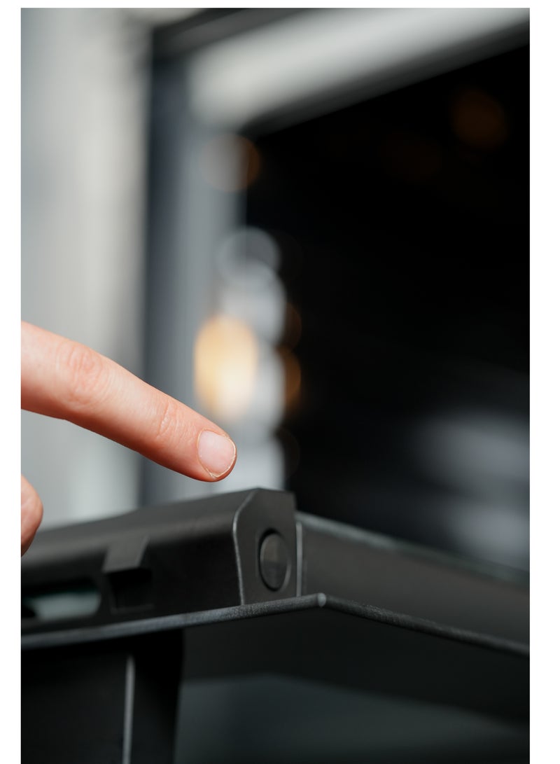 Starway 72 Lt 60x60cm 7 Cooking Programs Black Panel Built In Oven, Grill , Up & Down Heating, Cooling Fan, Digital Screen, Tray + Stand Included - Image 5