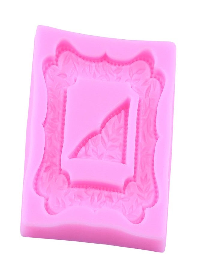MIYAHOUSE Baroque Frame Mold Picture Frames Silicone Mold Photo Frame Fondant Molds For Cake Decoration Cupcake Topper Chocolate Candy Polymer Clay Gum Paste Set Of 4 - Image 5