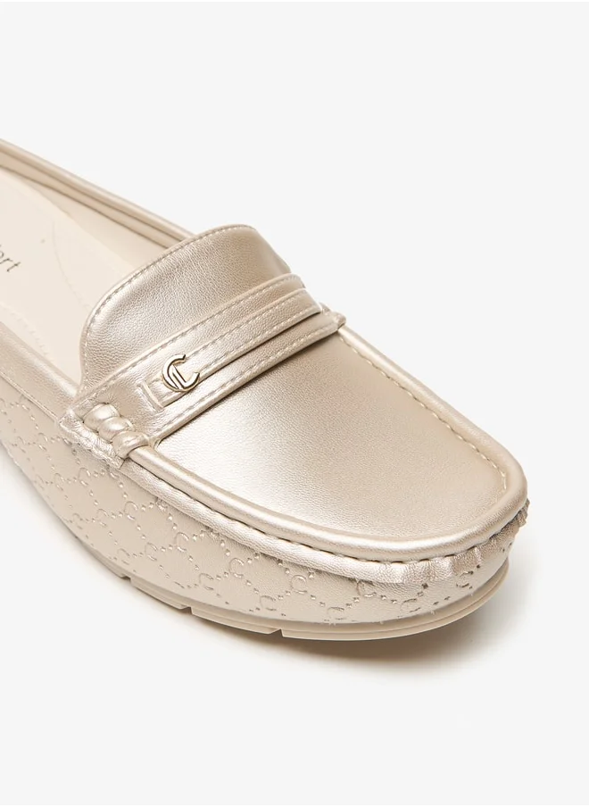Le Confort Women's Textured Slip-On Mules