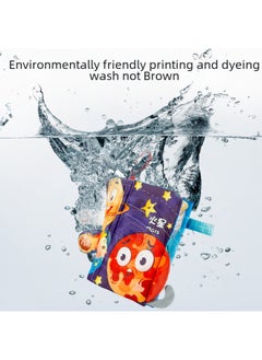 Generic Newborn Early Education Three-dimensional Washable Nibbling Cloth Book Baby Tearable Quiet Cloth Book Vegetable Insect Wholesale-Color: Family Cognition (4 Pages And 8 Sides)  - Image 5