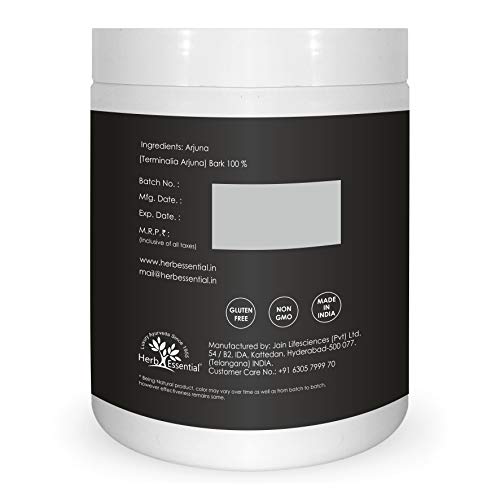 Herb Essential Arjun ki Chaal Power,400 g | Arjuna Powder | Supports Heart Health, Promotes Good Cholesterol | 100% Natural, No Preservatives - Image 3