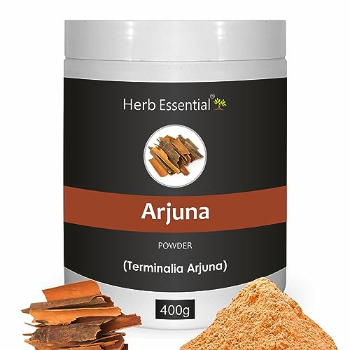 Herb Essential Arjun ki Chaal Power,400 g | Arjuna Powder | Supports Heart Health, Promotes Good Cholesterol | 100% Natural, No Preservatives - Image 1