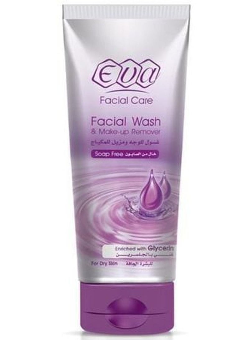 إيفا غسول الوجه ومزيل المكياج غني بالجلسرين 150 مل