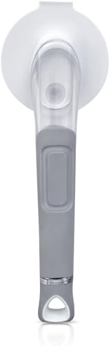 Smilyeez The Original Smiling Handle with Soap Dispensing for Scrub Daddy (Reg. TM) Sponge and Scrub Moji Sponge (White) - Image 2