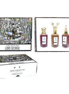 Men's box of 3 amazing oud perfumes, 225 MAL