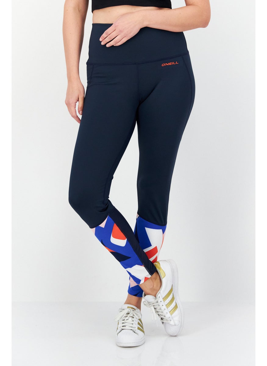 O'NEILL Women Brand Logo Leggings, Navy Blue  - Image 1