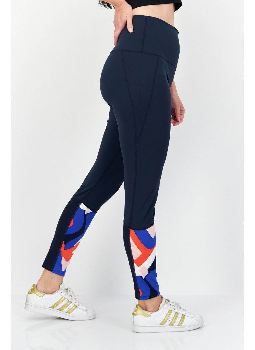 O'NEILL Women Brand Logo Leggings, Navy Blue  - Image 2