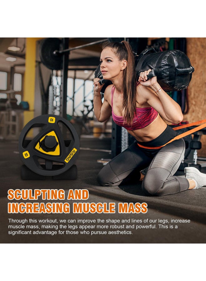 AmazeFan Tib Bar, Tibialis Trainer Leg Workout, Knees Over Toes Tibia Dorsi Calf Machine for Strength Training Calves/Shins/Ankles and Ripping Lower Leg Muscles, Fit 2" Weight Plates and All Shoe Size - Image 5