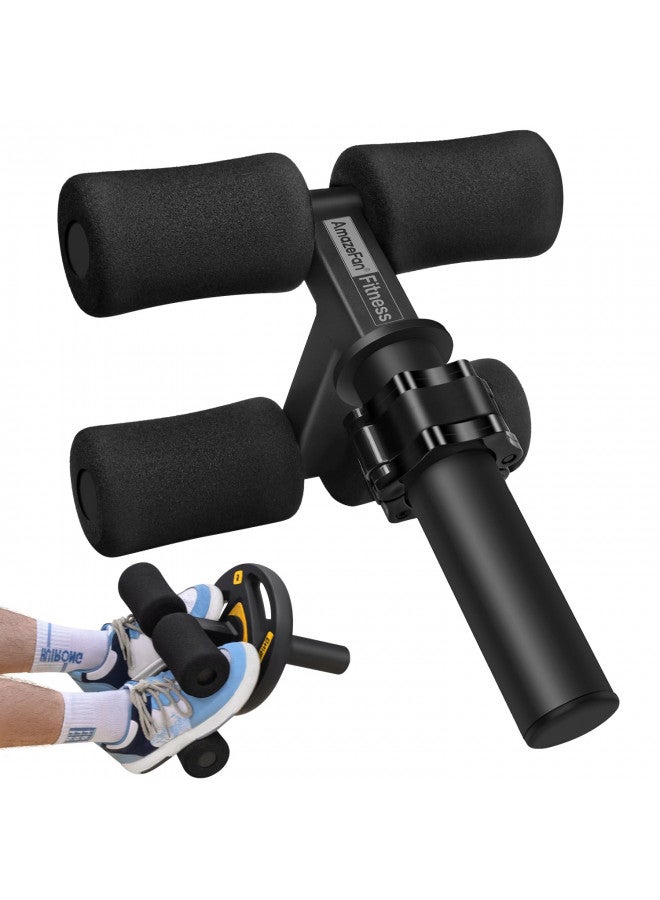 AmazeFan Tib Bar, Tibialis Trainer Leg Workout, Knees Over Toes Tibia Dorsi Calf Machine for Strength Training Calves/Shins/Ankles and Ripping Lower Leg Muscles, Fit 2" Weight Plates and All Shoe Size - Image 1