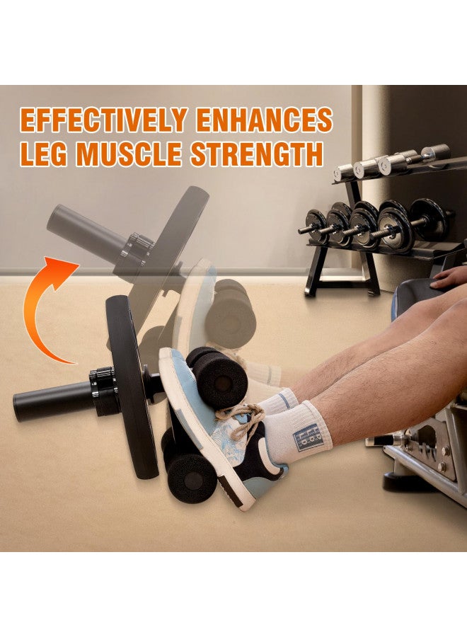 AmazeFan Tib Bar, Tibialis Trainer Leg Workout, Knees Over Toes Tibia Dorsi Calf Machine for Strength Training Calves/Shins/Ankles and Ripping Lower Leg Muscles, Fit 2" Weight Plates and All Shoe Size - Image 4