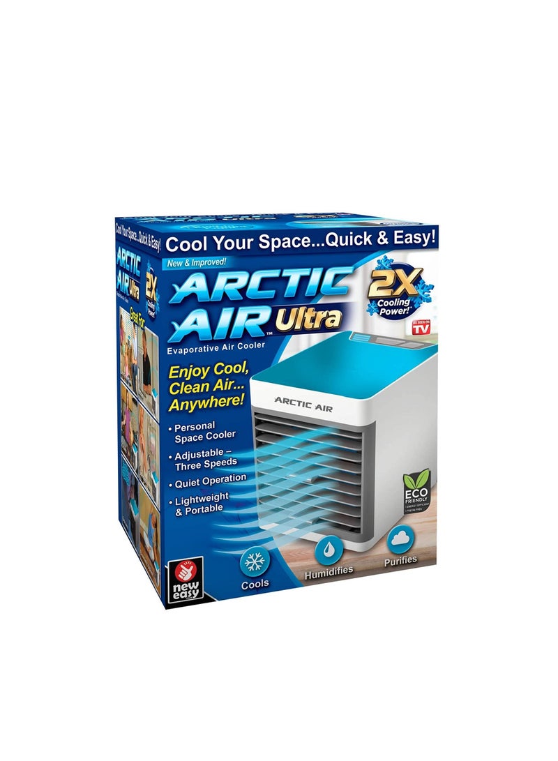 ARCTIC AIR Portable Arctic Air Ultra Mini Conditioner USB Portable 3in1 Humidifier And Purifier Cooler For Personal Space Blue and White - Image 5