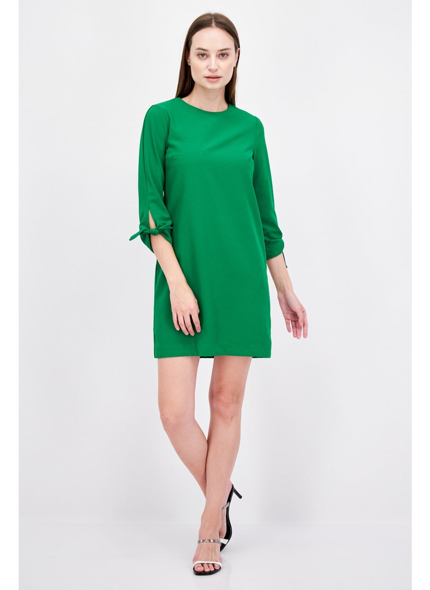 Women Plain Mini Dress, Green - pzsku/Z314B2F50F1A97F3692F3Z/45/_/1737642514/cf1707c7-35ca-4083-84be-15a8fed6f822