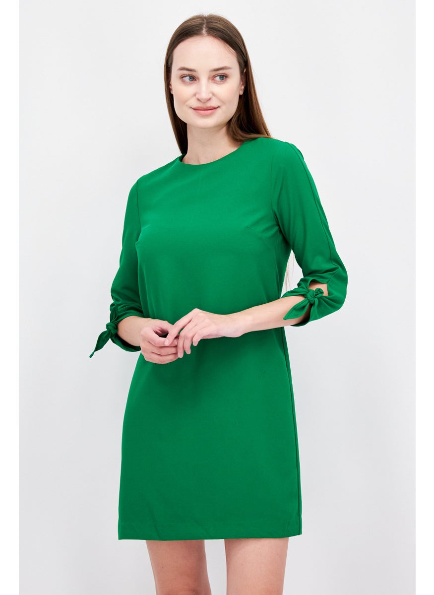 Women Plain Mini Dress, Green - pzsku/Z314B2F50F1A97F3692F3Z/45/_/1737642519/8c52f67d-92f8-4928-89fb-f3cf4a4f3a4c