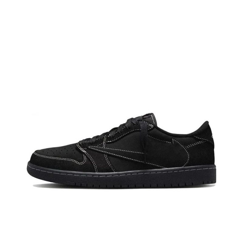 Aj1 Pure Original Shoes Inverted Hiroshi Fujiwara Lightning Black Samurai Shoes Joe 1 Low-Cut Casual Sneaker For Men And Women - Image 5