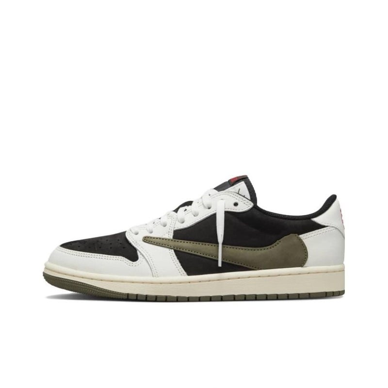 Aj1 Pure Original Shoes Inverted Hiroshi Fujiwara Lightning Black Samurai Shoes Joe 1 Low-Cut Casual Sneaker For Men And Women - Image 3