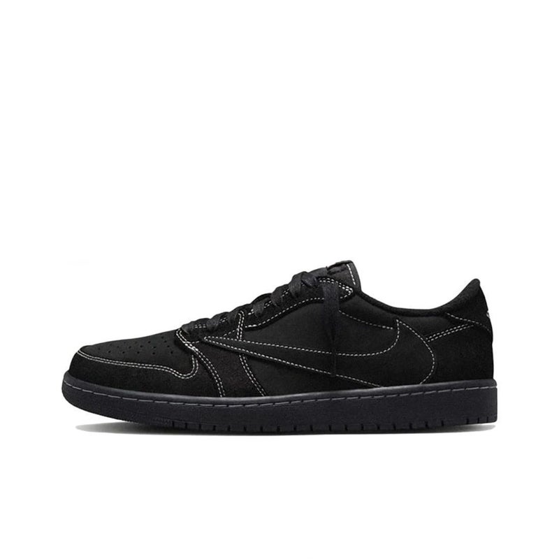 Aj1 Pure Original Shoes Inverted Hiroshi Fujiwara Lightning Black Samurai Shoes Joe 1 Low-Cut Casual Sneaker For Men And Women - Image 1