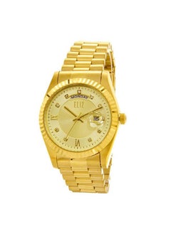 eliz Eliz Mahal  Round Shape Stainless Steel Analog Wrist Watch ES8732G2GCG  - 40mm - Gold  - Image 1