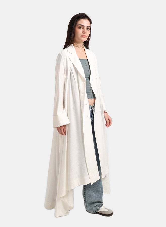 Carina Double-Breasted Trench Cardigan - Image 5