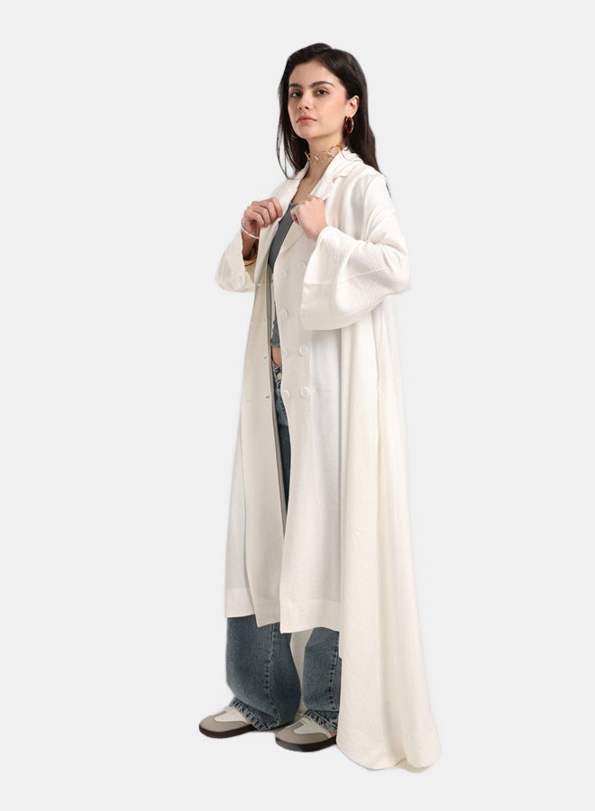 Carina Double-Breasted Trench Cardigan - Image 2