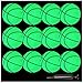 Hymaz Glow in The Dark Basketball 12 Pack Mini Basketballs with Pump for Kids Teens Adults Sports Birthday Gift for Basketball Hoop Pool Party Favor Night Game - Image 2