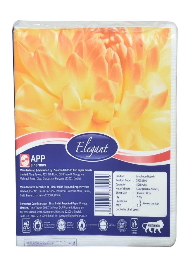 Paseo International Premium Luncheon Napkins, 50 Sheets, 2 Ply (Pack of 10) - Image 3