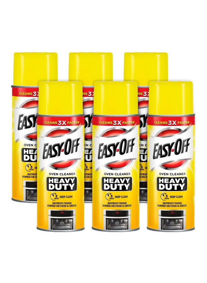 Easy Off Easy-Off Heavy Duty Oven Cleaner, Regular Scent 87 oz (6 Cans x 14.5 oz)  - Image 1