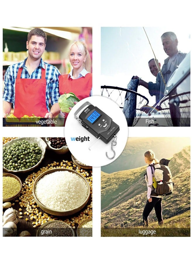 Portable Electronic Weighing Scale  50KG Electronic Digital Suitcase Travel Bag Hanging Weighing Scale - Image 5