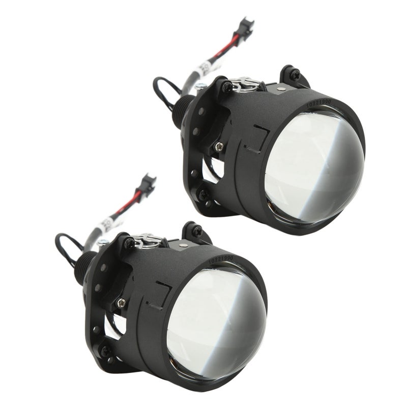 Sanvi Bi LED Projector Lens H1 H4 H7 HB3 HB4 D1 Bracket - 30% Increased Brightness - Hyperboloid Glass Lens for Car Headlight Retrofit - Image 4