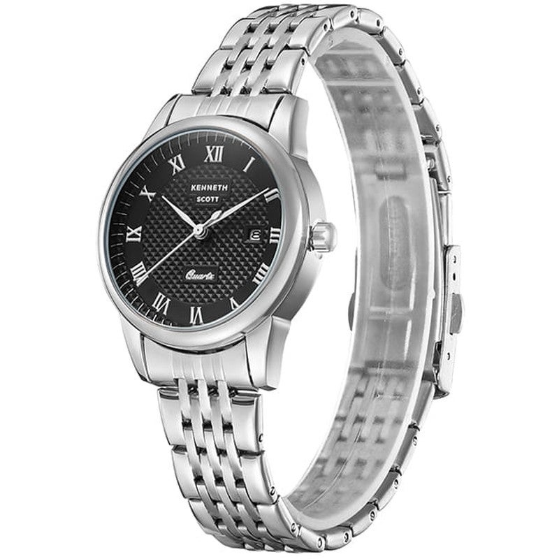 كينيث سكوت ساعة يد نسائية ستانلس ستيل بعقارب - -  مم - Image 2