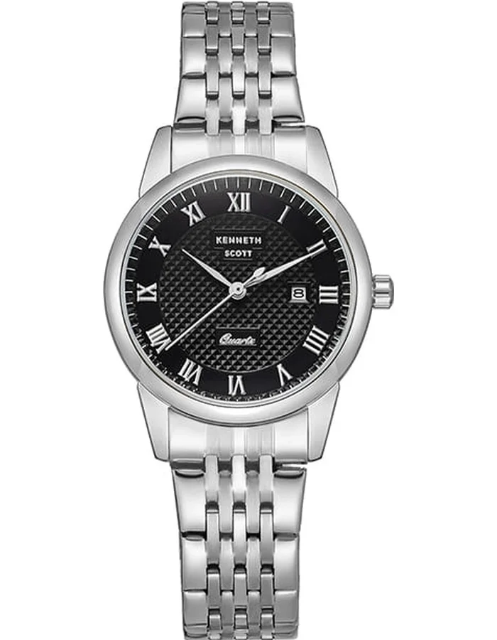 KENNETH SCOTT Women's Stainless Steel Analog Watch K23530-SBSB - 32x40 mm
