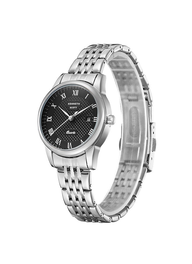 KENNETH SCOTT Women's Stainless Steel Analog Watch K23530-SBSB - 32x40 mm  - Image 2