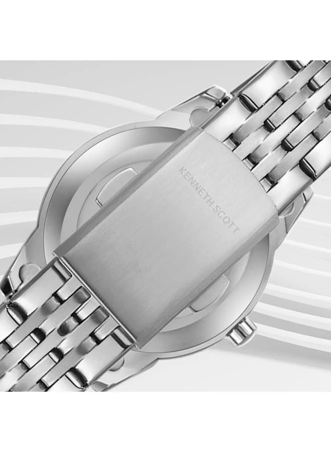 Kenneth Scott Black Women's Stainless Steel Analog Watch K23530-SBSB - 32x40 mm for Women | Best Price UAE