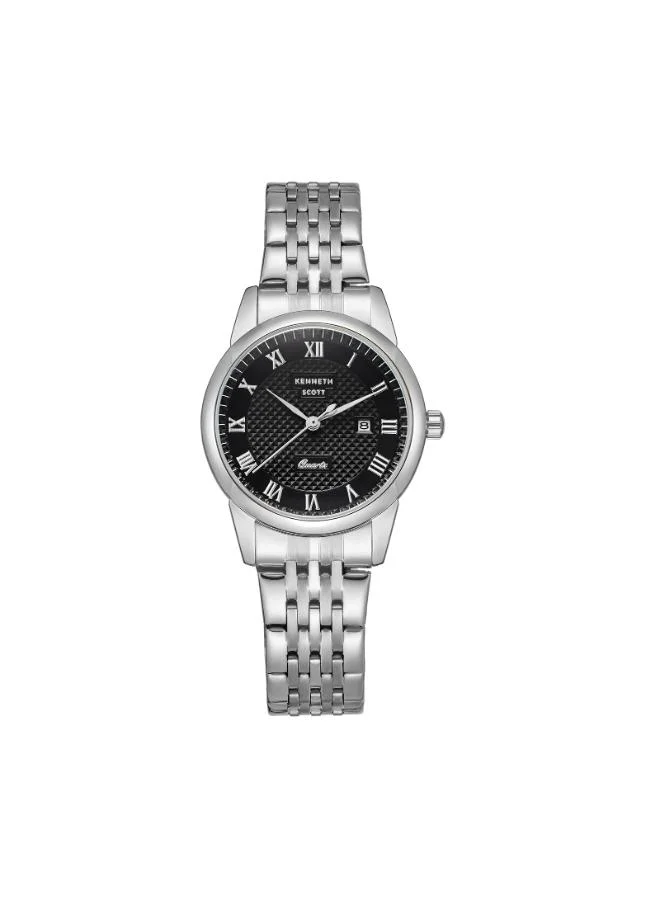 KENNETH SCOTT Women's Stainless Steel Analog Watch K23530-SBSB - 32x40 mm