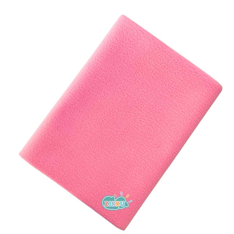 ZIKKU Dry Sheet for Baby/Newborn Bed Protector Waterproof Mat Quick Absorbency (Extra Small (50 x 35 cms), Pink, 1) - Image 1