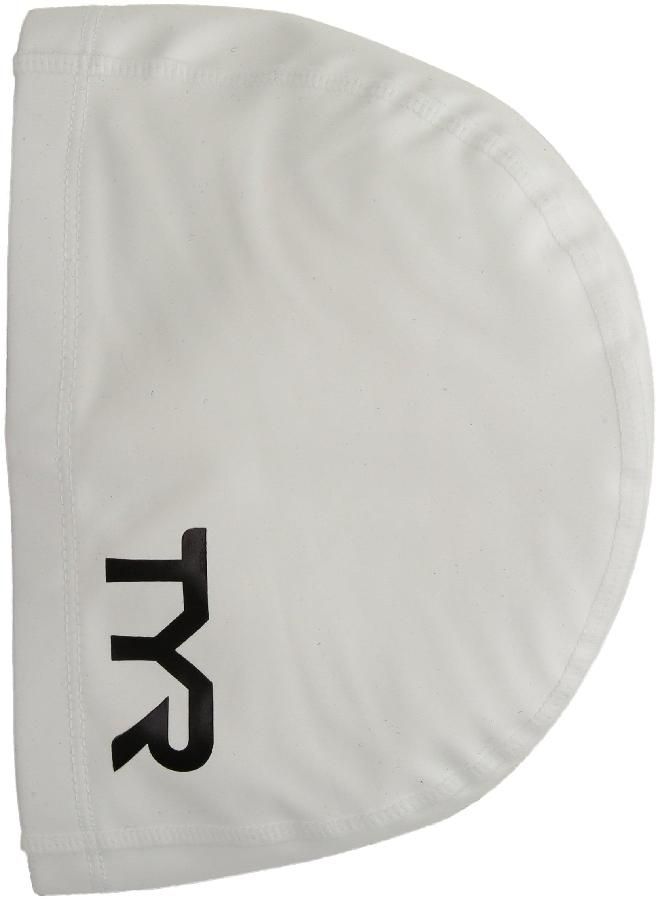 TYR Silicone Comfort Swim Cap, White, One Size - Image 3
