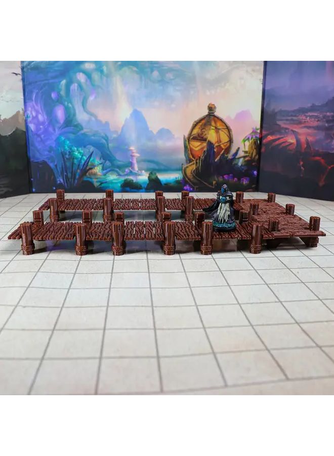 D D Modular Docks Seaside Platforms Miniature Gaming Terrain Kit For Role Play - Image 1