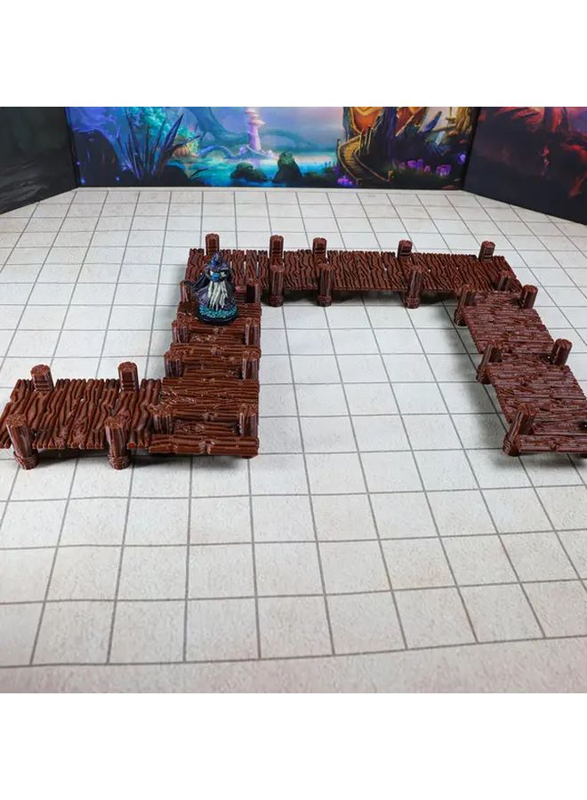 D D Modular Docks Seaside Platforms Miniature Gaming Terrain Kit For Role Play - Image 4