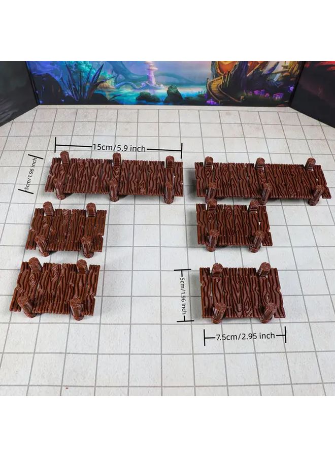 D D Modular Docks Seaside Platforms Miniature Gaming Terrain Kit For Role Play - Image 2