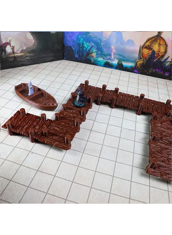 D D Modular Docks Seaside Platforms Miniature Gaming Terrain Kit For Role Play - Image 5