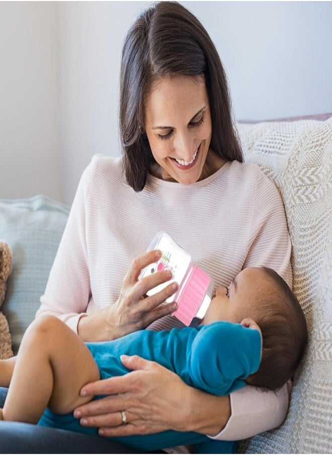Occuwzz Breast feeding Infant Bottles, Bottles for Babies | Milk Feeder Small Baby Bottles | 50ml Breast-Like Nipple Milk Dispenser, Portable Baby Shower Gift Imtrub  - Image 4