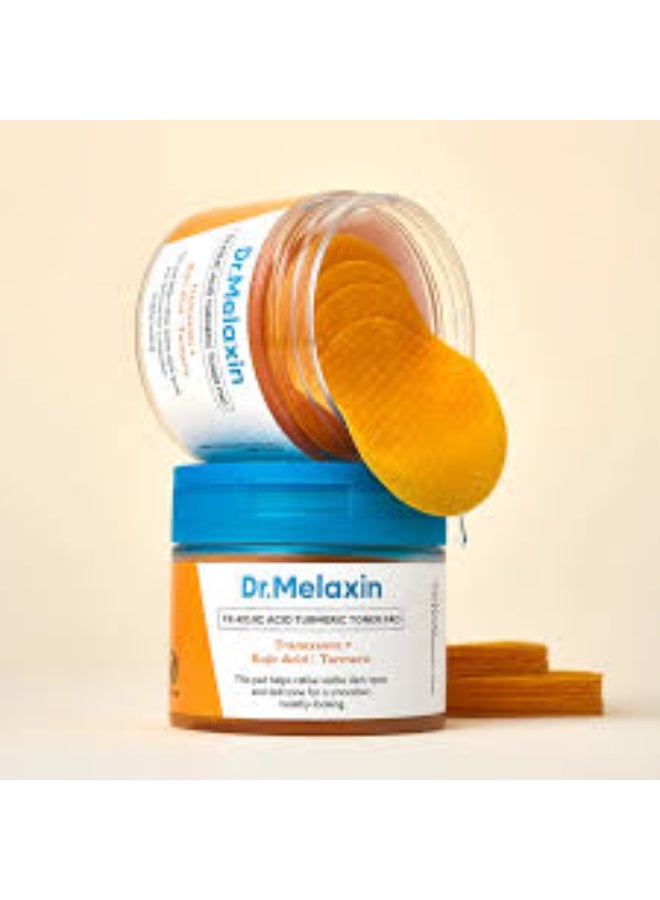 دكتور ميلاكسين بادات التونر Dr. Melaxin TX-Kojic Acid Turmeric Toner Pad | 70 قطعة - Image 4