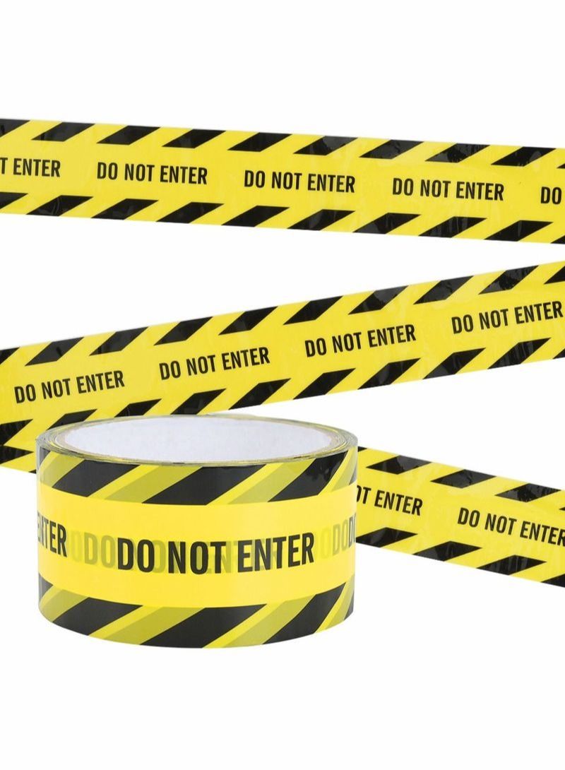 NIBEMINENT Warning Tape Self-Adhesive - Do Not Enter - Image 1