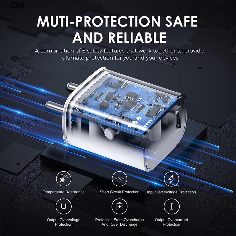 GHEREL محول أصلي 20 واط متوافق مع آيفون 11/11 برو / 11 برو ماكس - Image 5