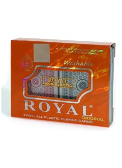 Genzy Royal Non- Toxic Washable, All Plastic Playing Cards for Kids and Adults - Twin Pack  - Image 2