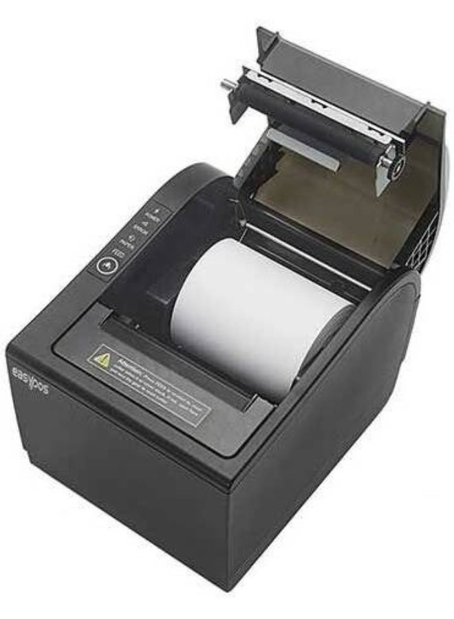 إيزي بوس طابعة حرارية عالية السرعة EasyPos EPR250UE، منفذ USB وشبكة محلية (LAN)، سرعة 230 مم/ثانية، ورق 80 مم، قاطع تلقائي، لون أسود | EPR250UE - Image 2